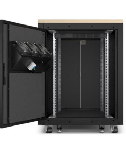 APC NetShelter CX AR4017IA - 17U, Geluiddempend en geventileerd 19 inch server rack - Afbeelding 5