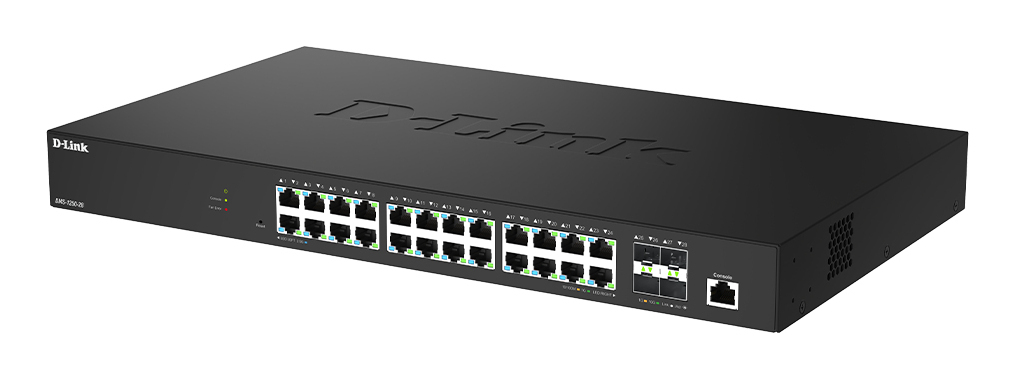 D-Link DMS-1250-28/E netwerk-switch Managed L2 2.5G Ethernet (100/1000/2500) Zwart - Afbeelding 3