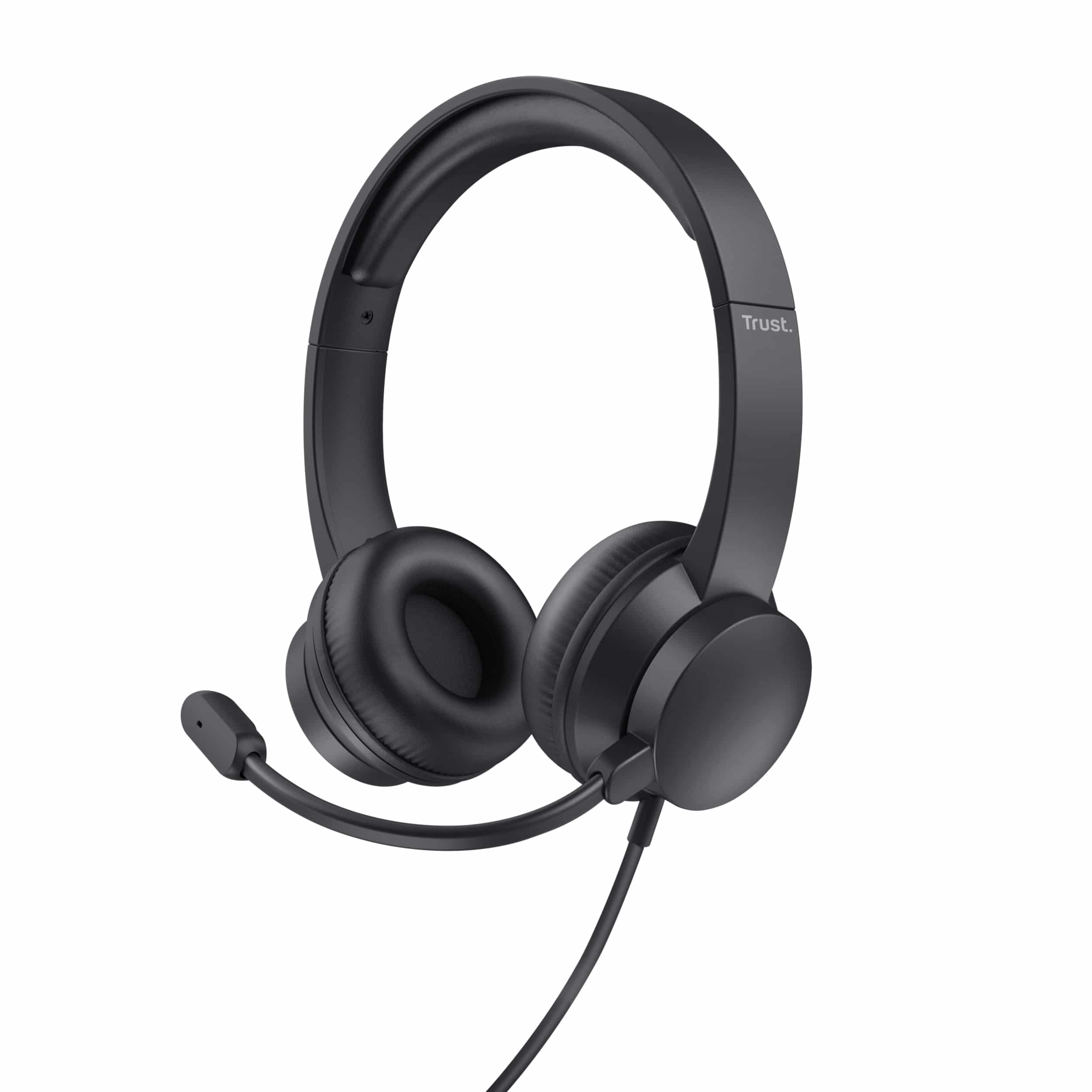 Trust HS‑150 Bedrade PC‑headset – headset – business model – verstelbare hoofdband – Zwart