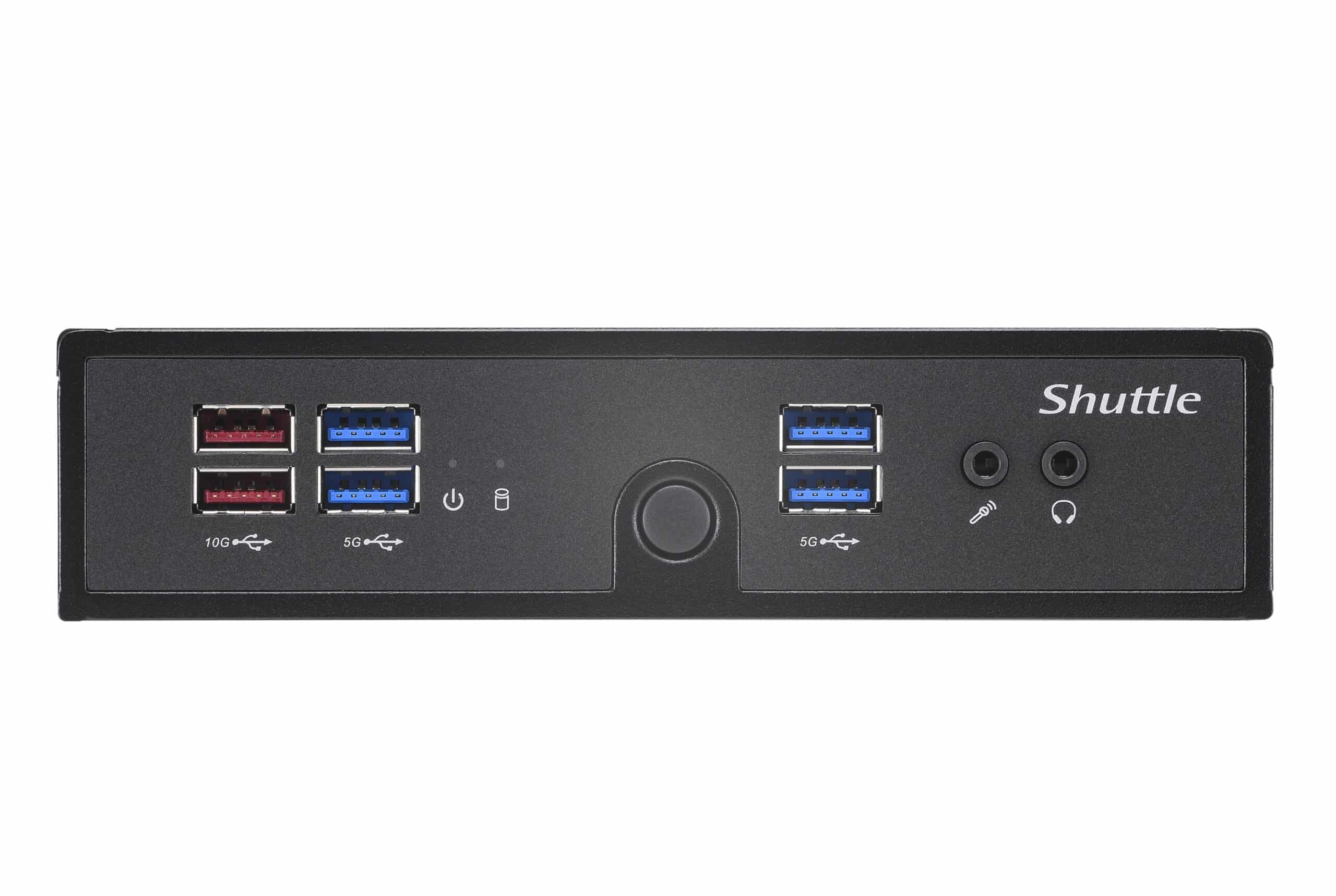 Shuttle XPC slim Barebone DS50U3, Intel i3-1315U, 2x LAN (1x 2.5Gbit,1x 1Gbit), 1xCOM,1xHDMI,1xDP, 1x VGA, ventilatorloos, 24/7 permanent gebruik - Afbeelding 7