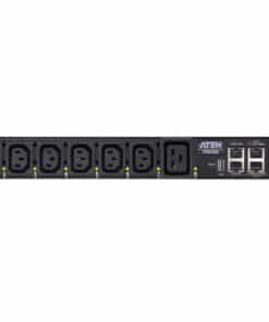 ATEN PG6308G-AT energiedistributie 8 AC-uitgang(en) 1U Zwart Stekkerdoos - Afbeelding 3