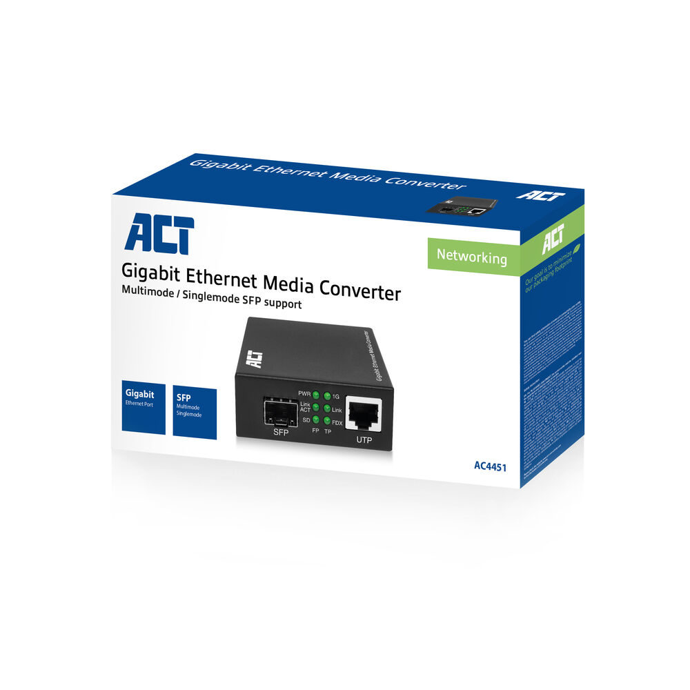 ACT Gigabit Ethernet Media Converter - Afbeelding 5