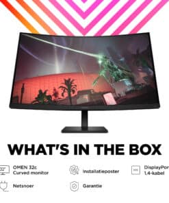 OMEN by HP 31,5 inch QHD 165 Hz Curved gaming monitor - OMEN 32c - Afbeelding 6