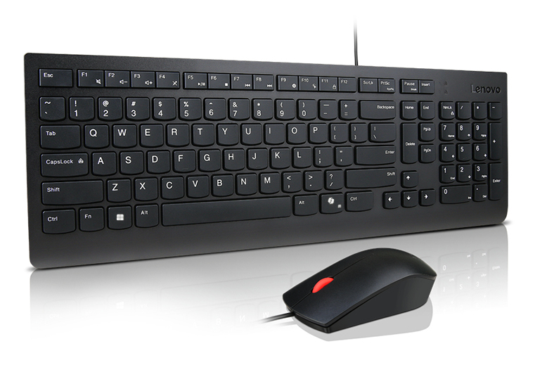 Lenovo 4X31R64400 toetsenbord Inclusief muis Universeel USB Amerikaans Engels Zwart - Afbeelding 2