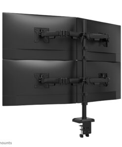 Neomounts DS60-600BL2-2 Quadruple monitorarm voor vier schermen 10-32" - Afbeelding 4