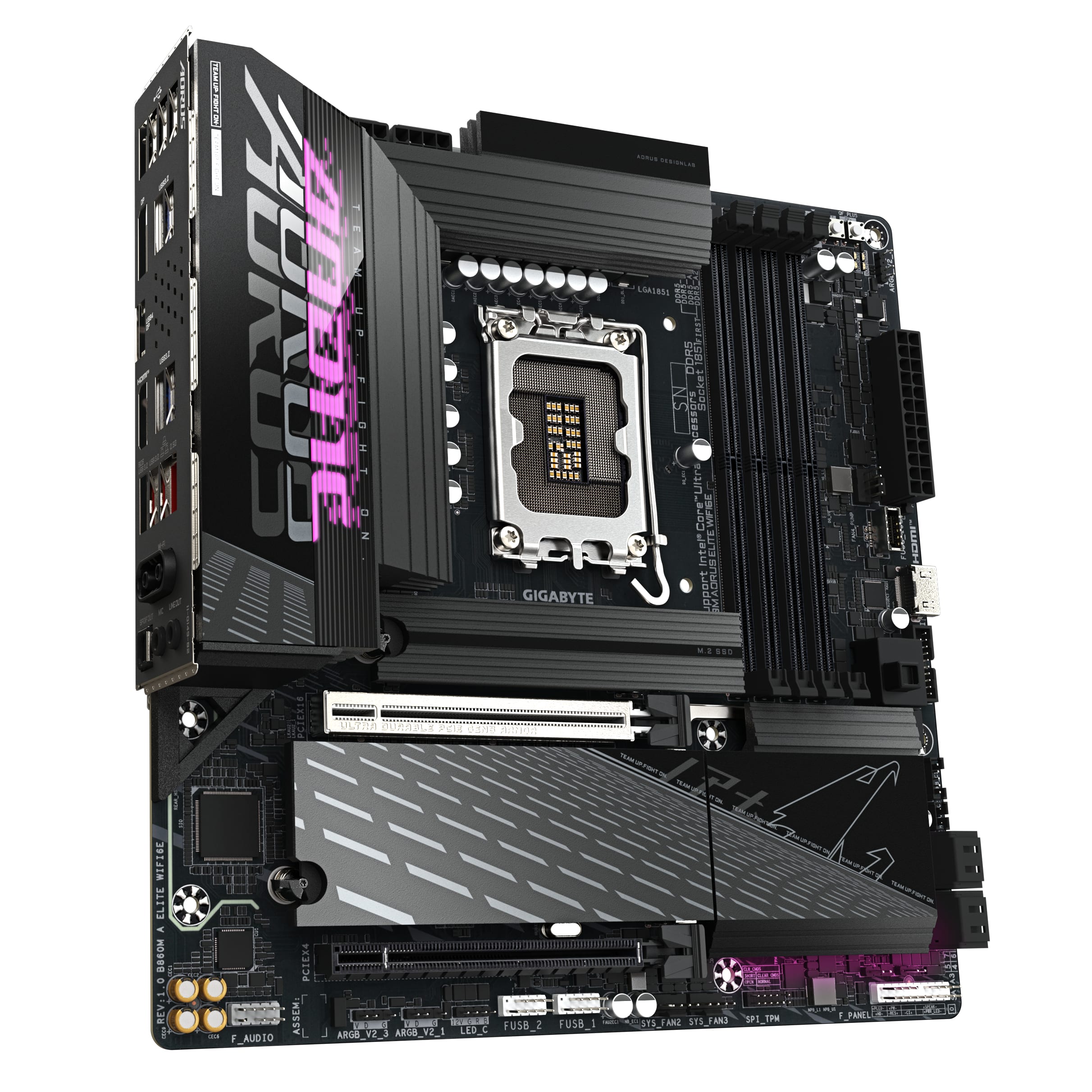 GIGABYTE B860M AORUS ELITE WIFI6E Intel B860 LGA 1851 (Socket V1) micro ATX - Afbeelding 3