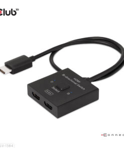CLUB3D HDMI 2-in-1 Bi-directional Switch for 8K60Hz or 4K120Hz - Afbeelding 2