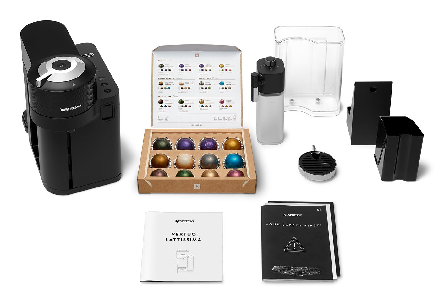 De’Longhi Nespresso Vertuo Lattissima ENV300.B Volledig automatisch Koffiepadmachine 1,8 l - Afbeelding 4