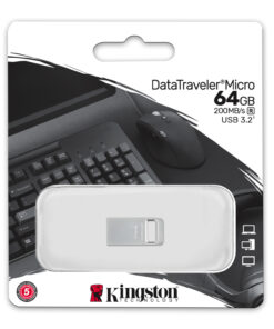 Kingston Technology DataTraveler 64GB Micro 200MB/s Metal USB 3.2 Gen 1 - Afbeelding 4