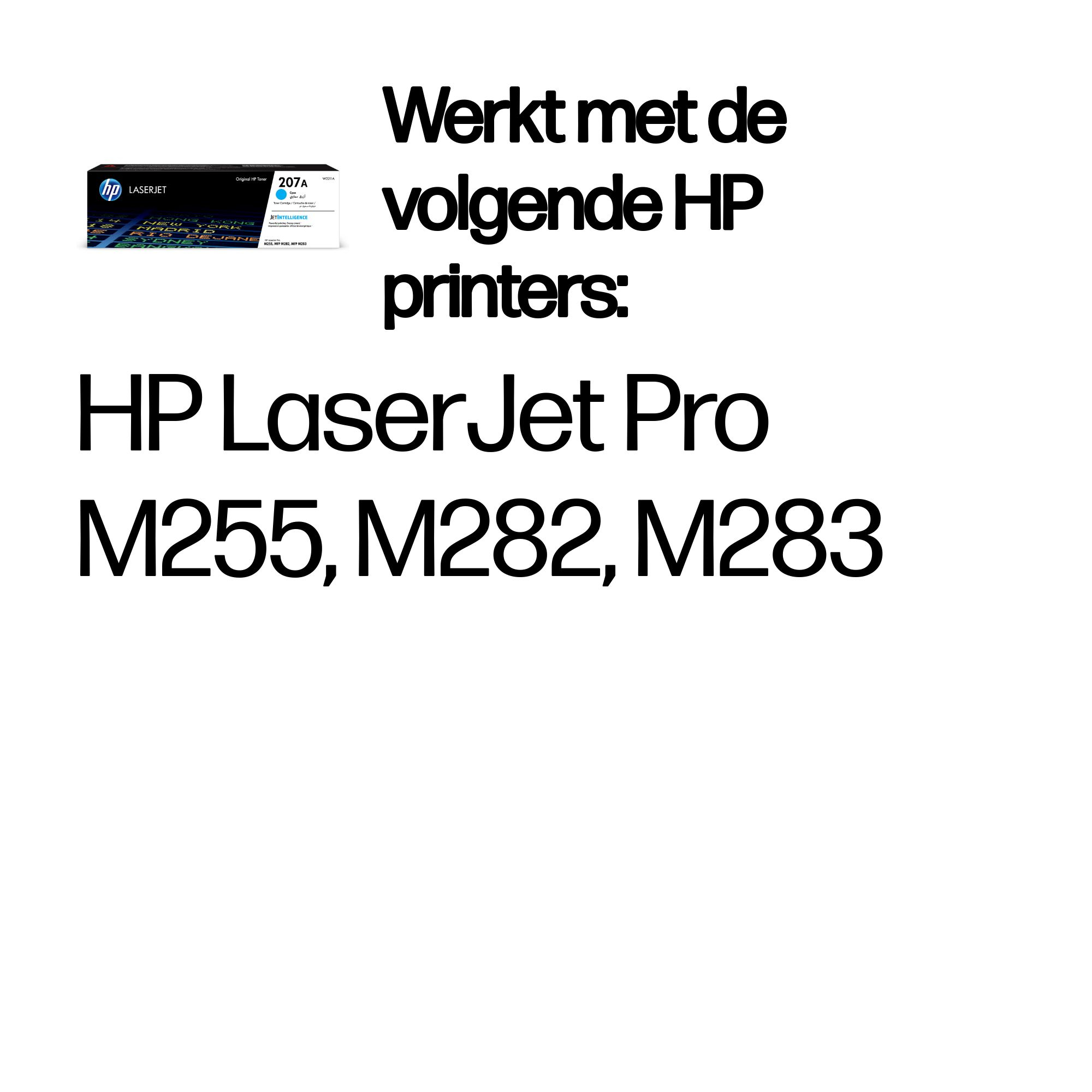 HP 207A originele cyaan LaserJet tonercartridge
