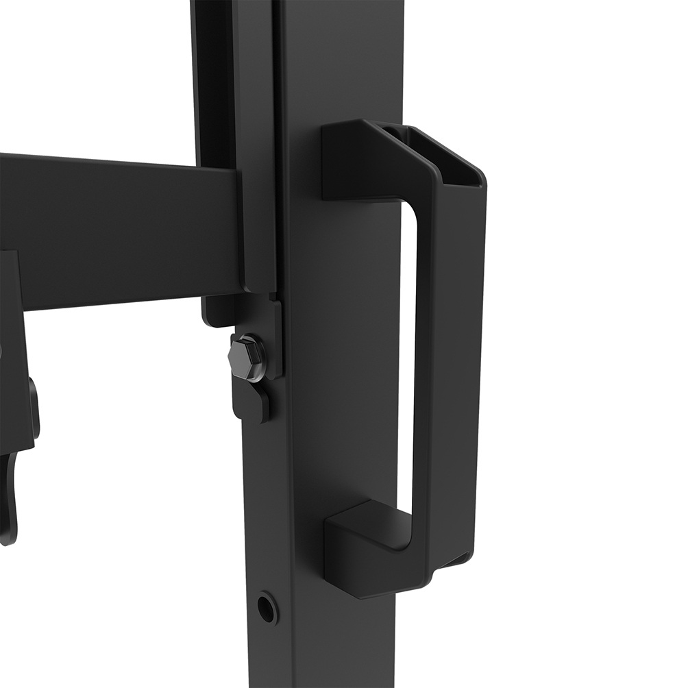 Neomounts FL50-575BL1 floor stand, Multimedia cart/trolley, Black, 65" - 110", 125 kg, Steel - Afbeelding 6