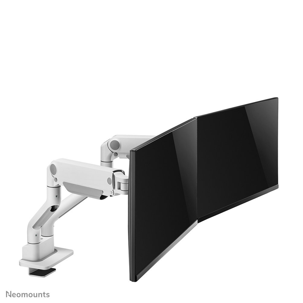 Neomounts DS70S-950WH2 Full-motion desk mount, 2x 17" - 35", 18 kg, 100x100 mm, Silver - Afbeelding 8