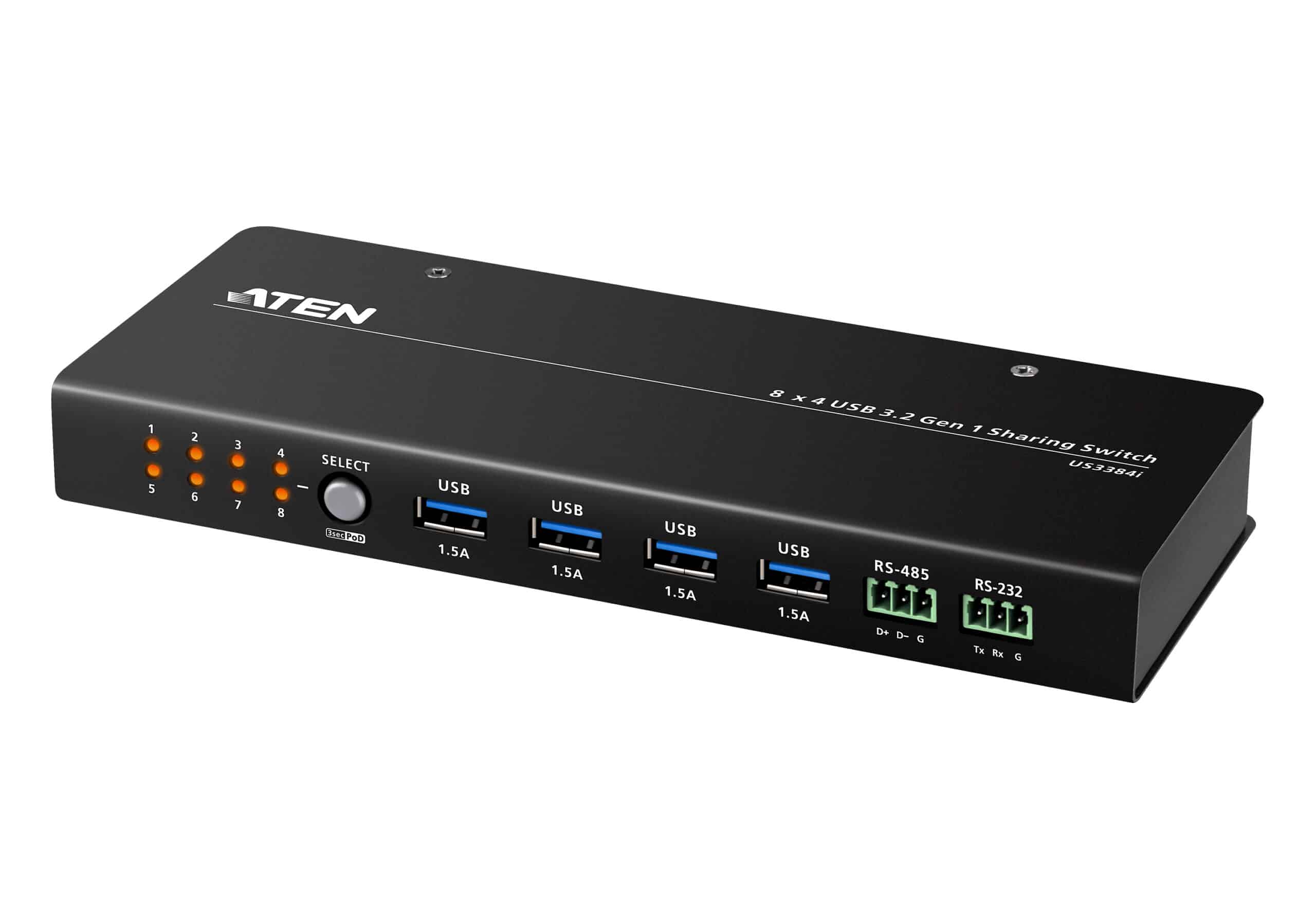 ATEN US3384I-AT KVM-switch Zwart