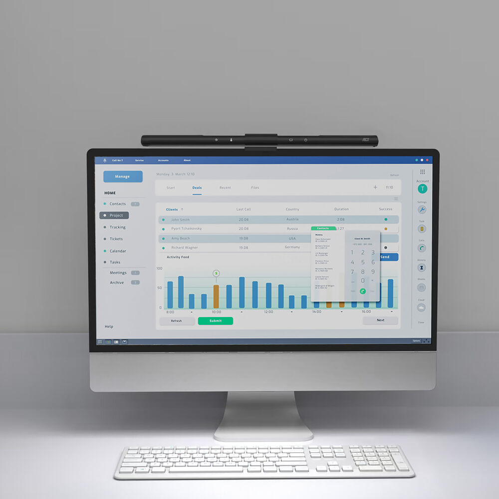 ACT Monitor ledlamp, dimbaar, voeding via USB - Afbeelding 2