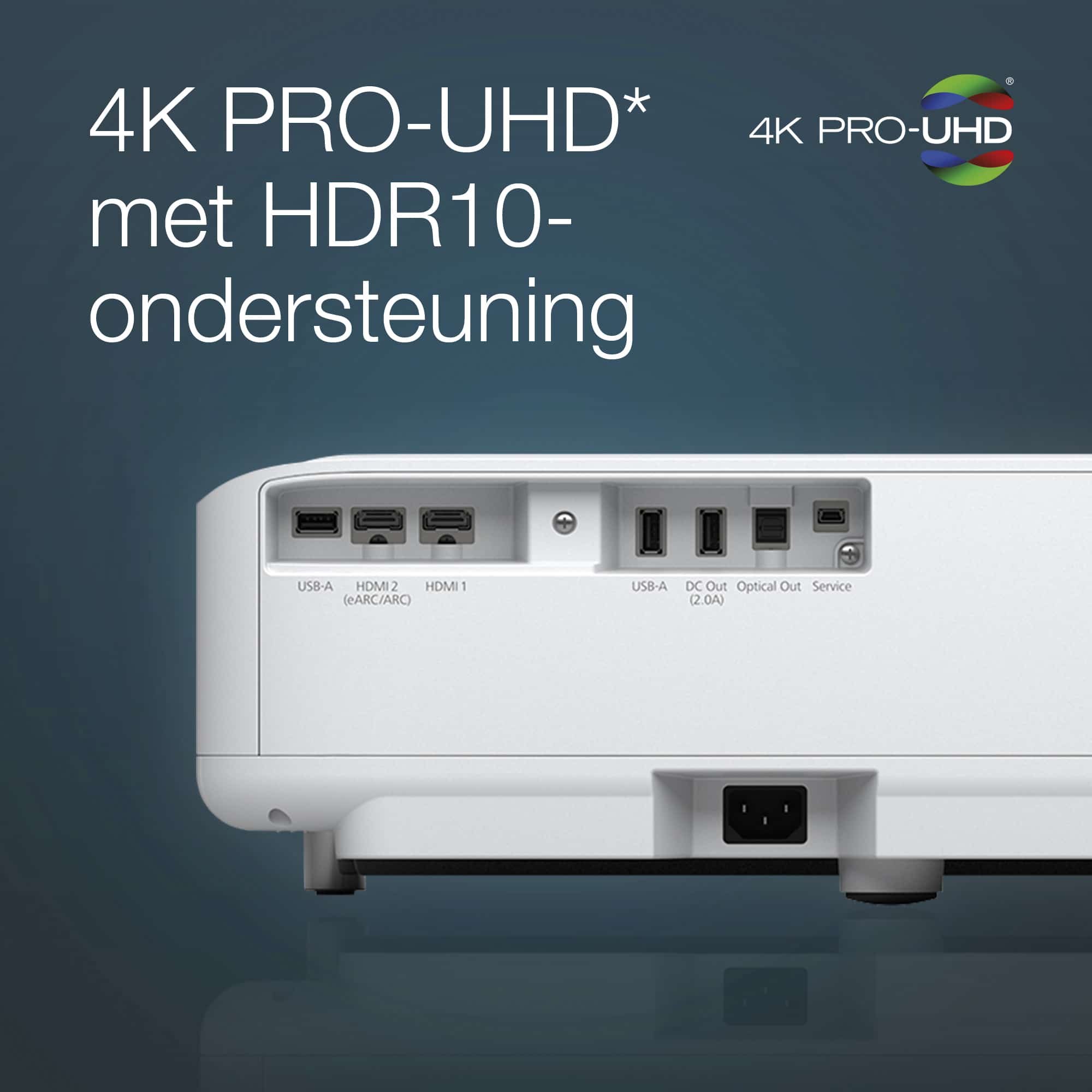 Epson EH-LS650W 4K PRO-UHD smart laserprojector, 3600 lumen, scherm van maximaal 120 inch - Afbeelding 6