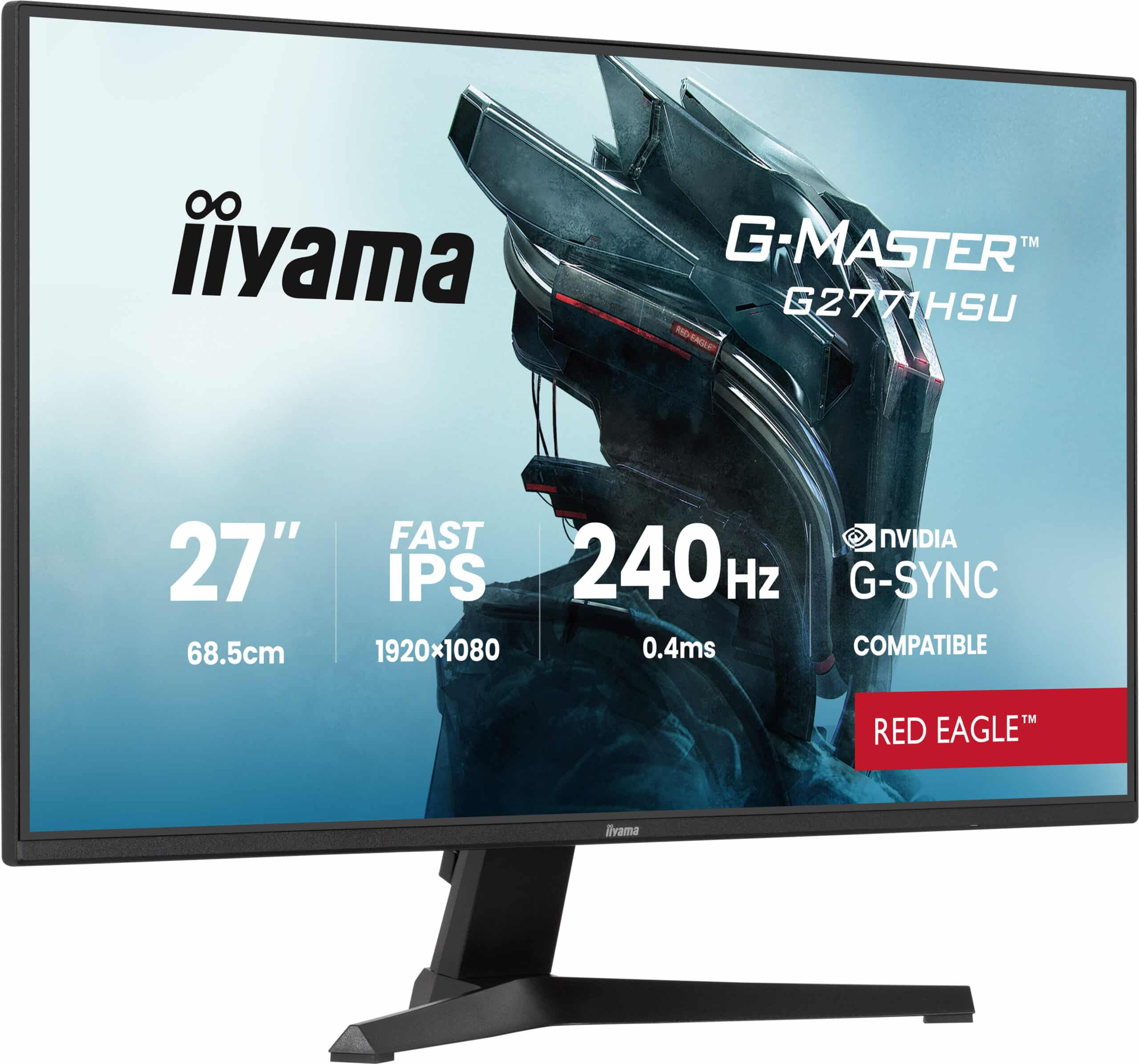 iiyama G-MASTER G2771HSU-B1 computer monitor 68,6 cm (27") 1920 x 1080 Pixels Full HD Zwart - Afbeelding 3