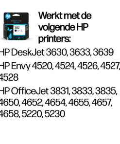 HP 302 originele zwarte inktcartridge