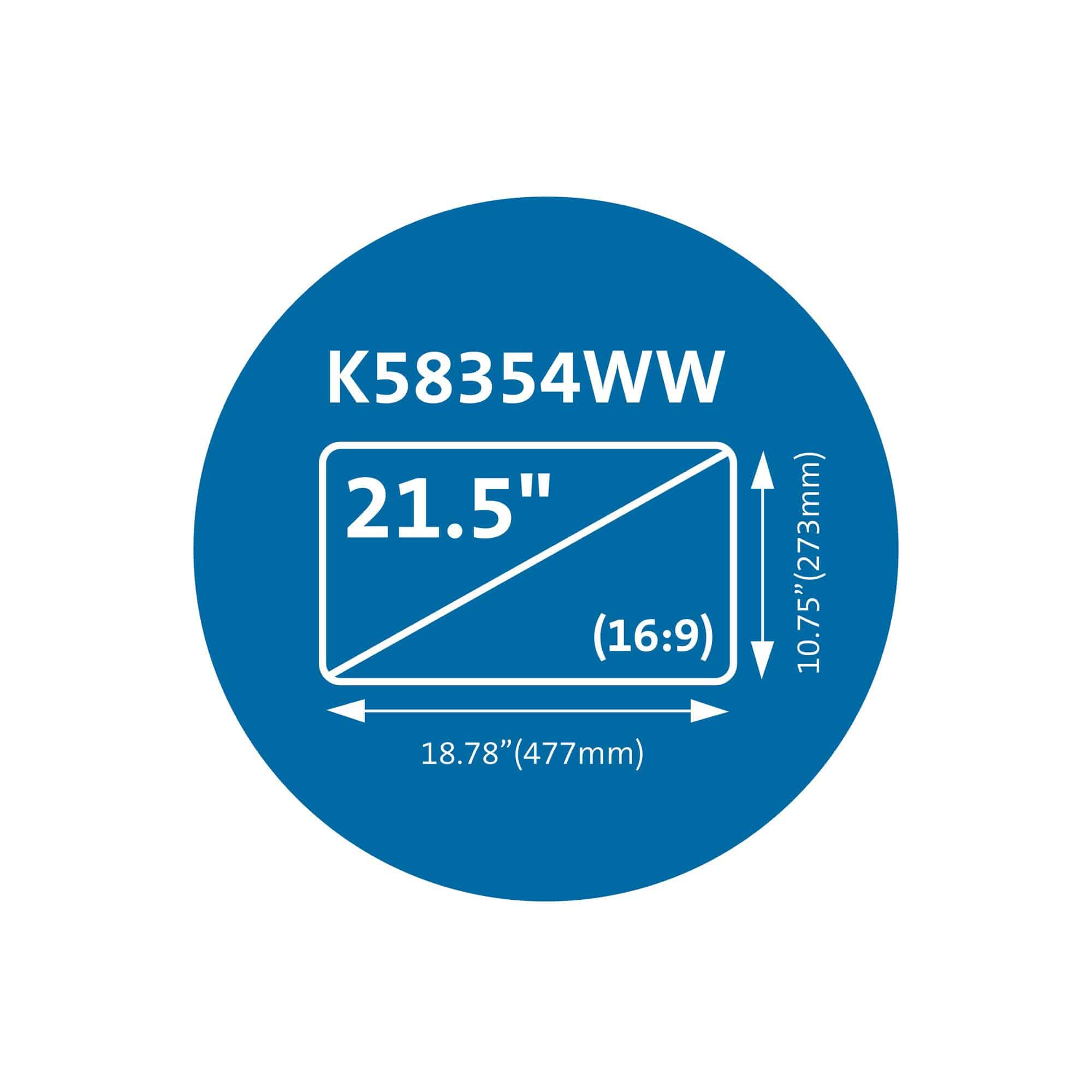 Kensington MagPro-privacyschermfilter met magneetstrip voor beeldschermen van 21,5" (16:9) - Afbeelding 7