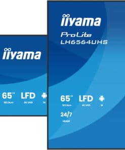 iiyama LH6564UHS-B1AG beeldkrant Digitale signage flatscreen 165,1 cm (65") Wifi 500 cd/m² 4K Ultra HD Zwart Type processor Android 24/7 - Afbeelding 5