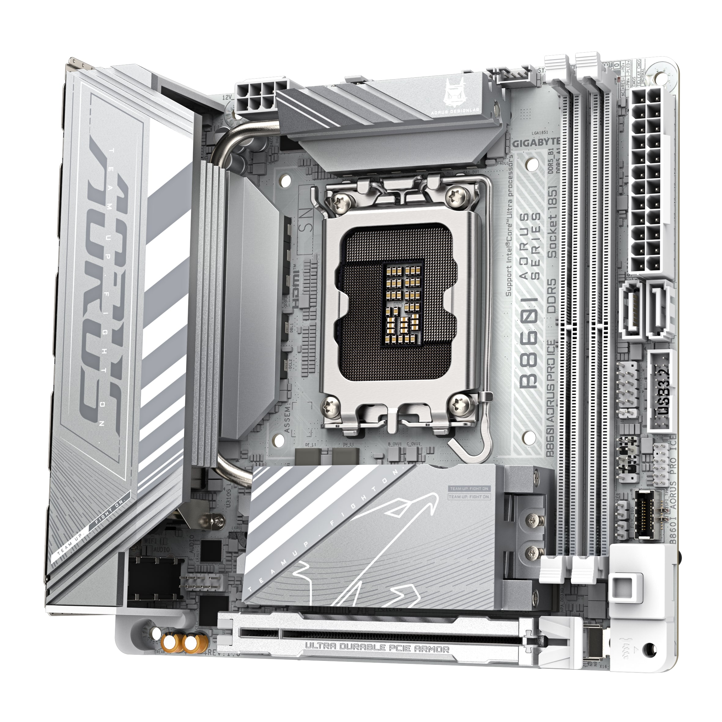 GIGABYTE B860I AORUS PRO ICE moederbord Intel B860 LGA 1851 (Socket V1) mini ITX - Afbeelding 4
