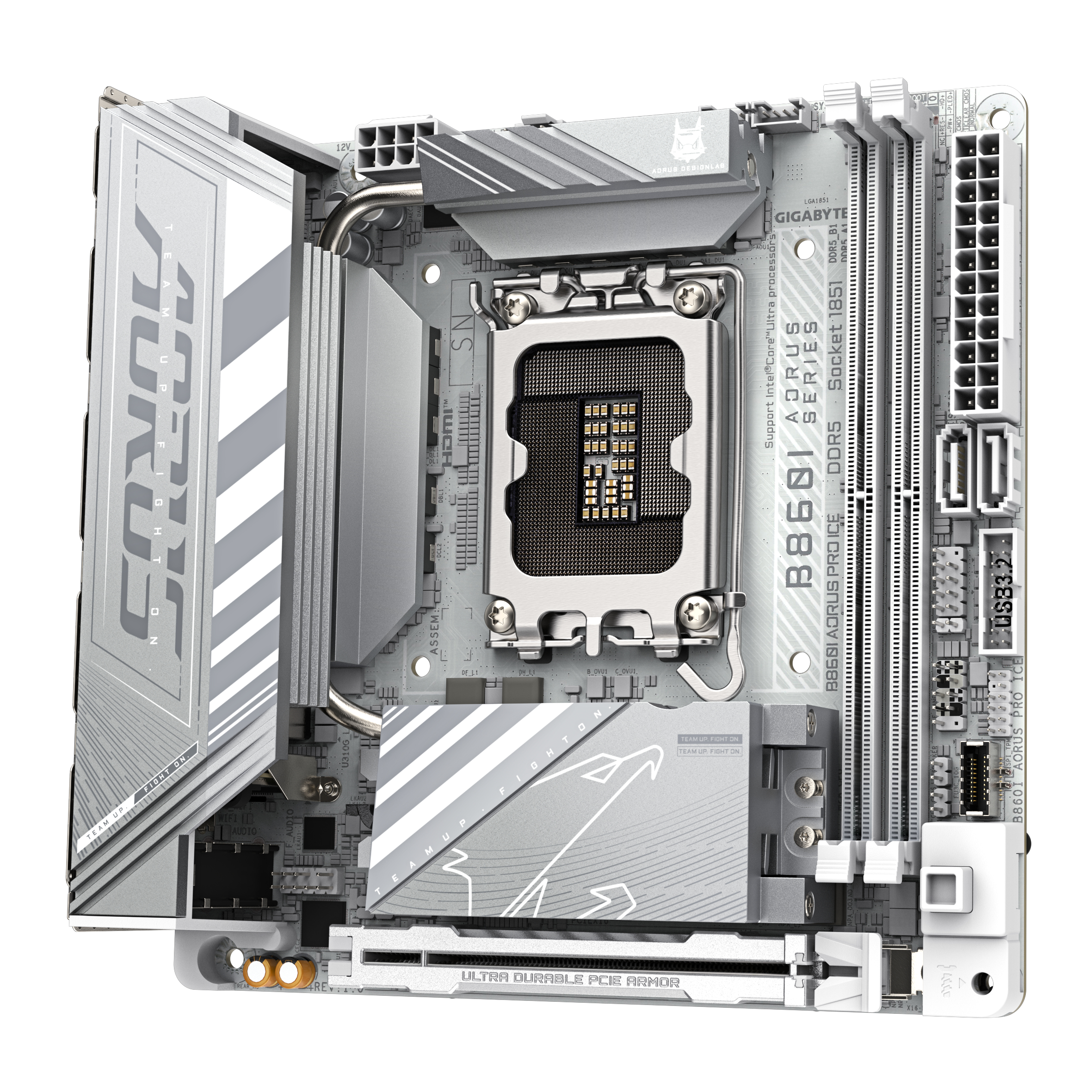 GIGABYTE B860I AORUS PRO ICE moederbord Intel B860 LGA 1851 (Socket V1) mini ITX - Afbeelding 4