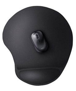 Trust BigFoot XL Gel Muismat - Ergonomische muismat met polssteun – Gel polssteun – Zwart