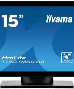 iiyama ProLite T1521MSC-B2 computer monitor 38,1 cm (15") 1024 x 768 Pixels XGA LED Touchscreen Tafelblad Zwart - Afbeelding 2