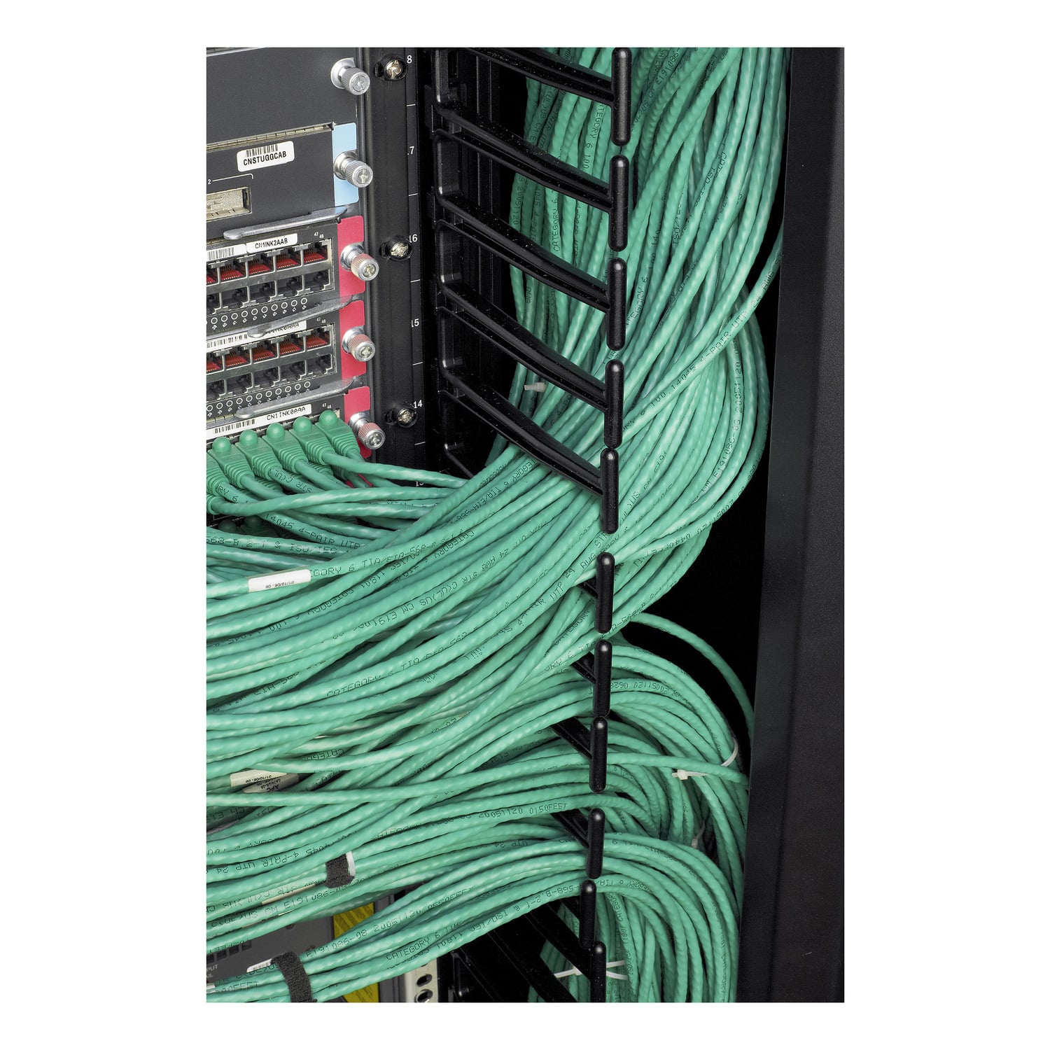 APC NetShelter SX 42U 750mm brede x 1200mm diepe netwerkbehuizing met zijden, zwart - Afbeelding 5