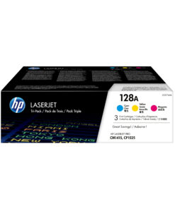 HP 128A originele cyaan/magenta/gele LaserJet tonercartridge, 3-pack