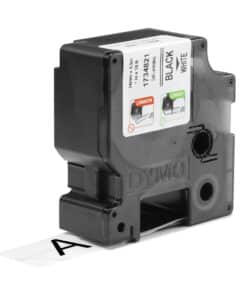 DYMO Rhino industriële Zeflaminerende labels | 24 mm x 5,5 m | zwarte afdruk op wit | voor Rhino labelprinters - Afbeelding 2