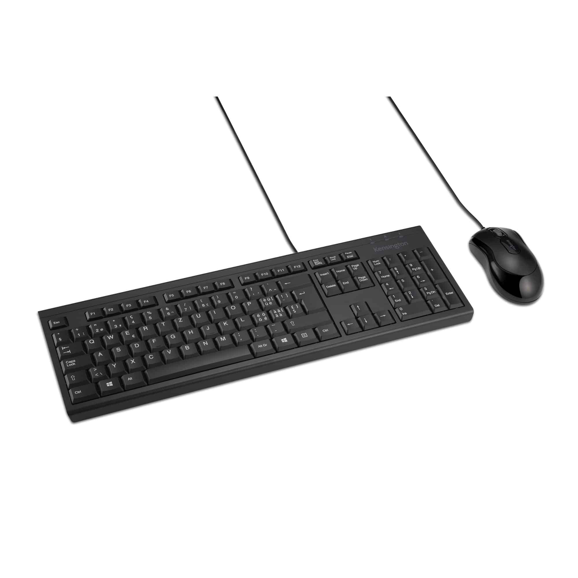 Kensington KM100 EQ Wired Desktop Set Toetsenbord