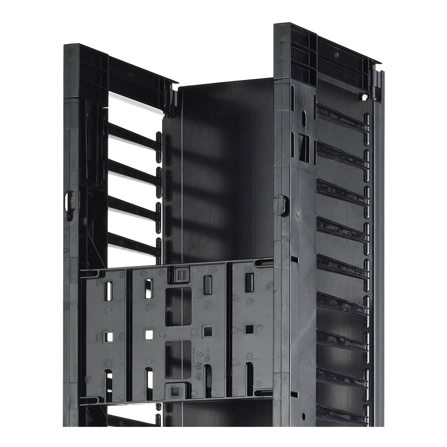 APC Valueline, verticale kabelmanager voor 2 & 4-stijls racks, 84"H X 12"B, dubbelzijdig met deuren - Afbeelding 2
