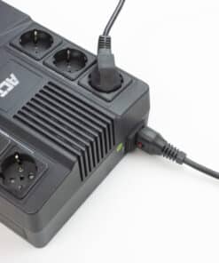 ACT Netsnoer CEE 7/7 male (haaks) - C13 IEC Lock zwart 5 m, EL269S - Afbeelding 3
