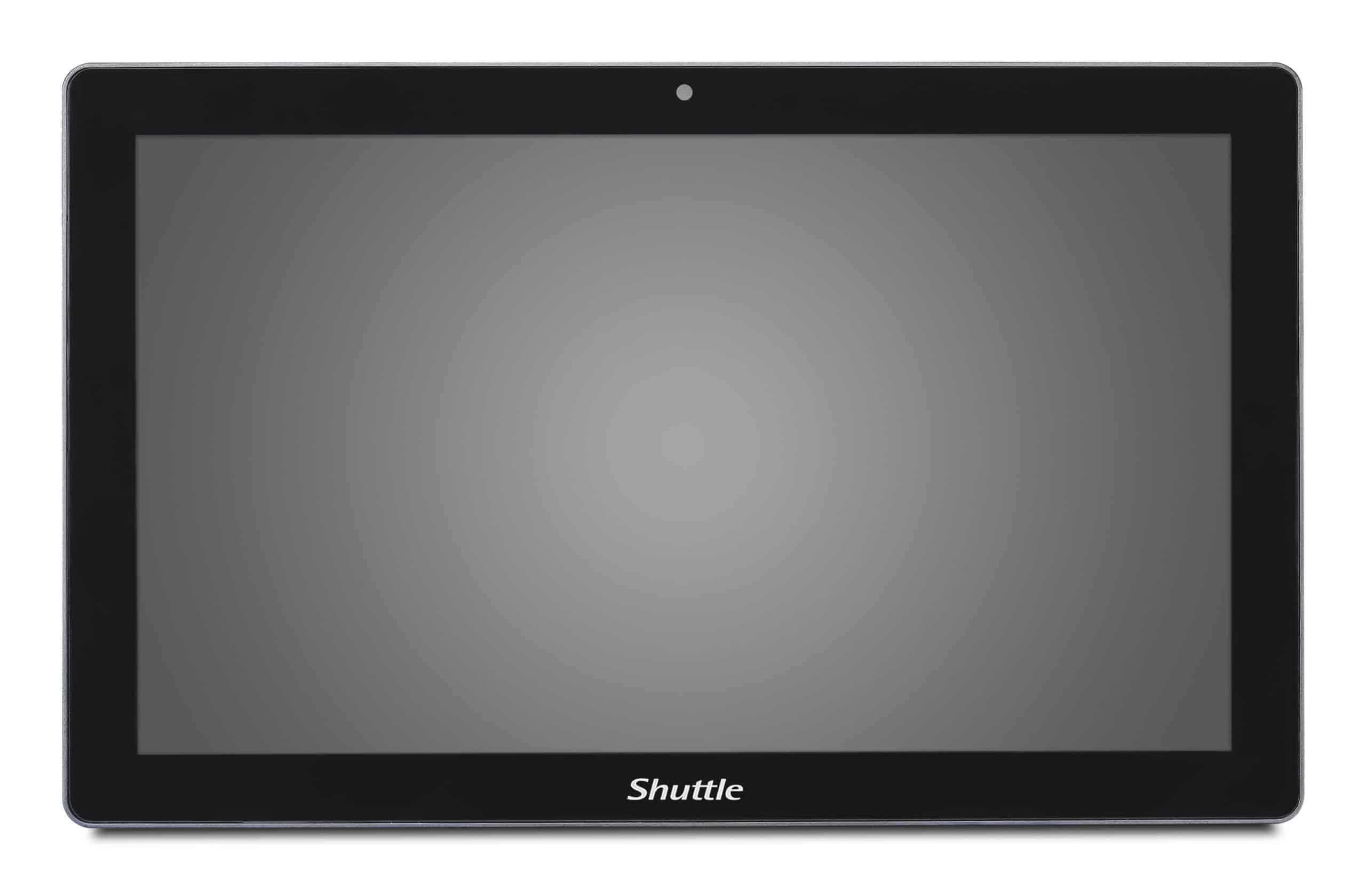 Shuttle All-In-One Panel PC Barebone P21AL01-i3, 21.5" Multi-Touch-Screen, i3-1215U, 2x 2.5G LAN, 2x COM, IP65, ventilatorloos, 24/7 permanent gebruik