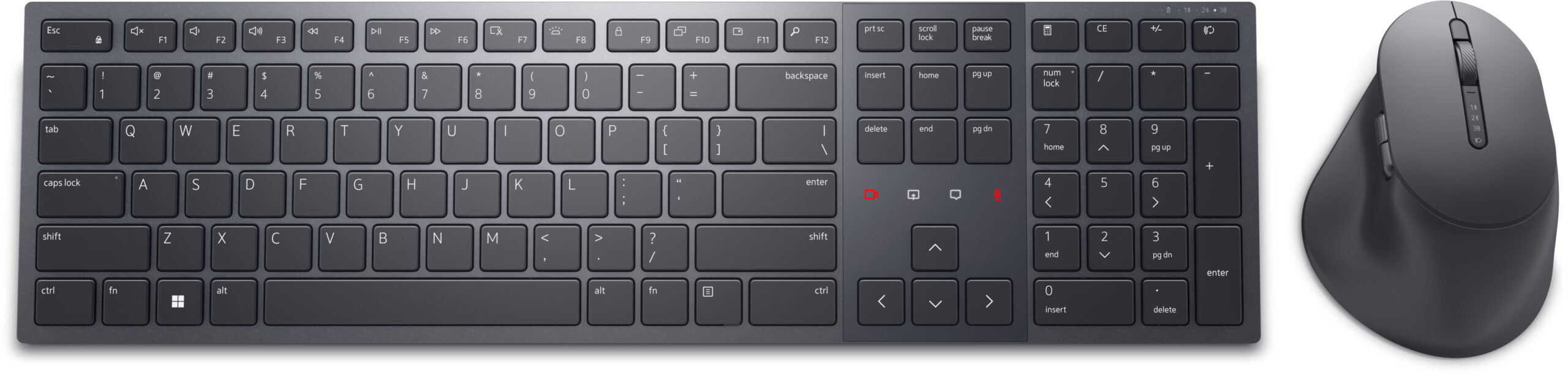 DELL Pro Premium samenwerkingstoetsenbord en muis - KM900 - VS internationaal (QWERTY) - Afbeelding 3