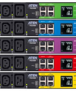 ATEN PG6308G-AT energiedistributie 8 AC-uitgang(en) 1U Zwart Stekkerdoos - Afbeelding 7