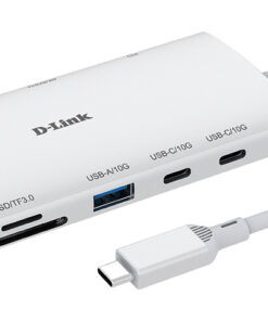 D-Link DUP-A01 interface hub USB 3.2 Gen 1 (3.1 Gen 1) Type-C 10000 Mbit/s Wit - Afbeelding 3