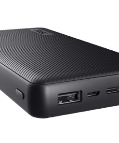 Trust Primo Powerbank - 20000 mAh – Snellader – Batterij Indicatie - USB A, USB C – Universele Powerbank – voor Samsung, Apple – 15 Watt – ECO - Zwart