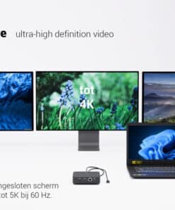 i-tec USB-C DP Dual HDMI Docking Station with Power Delivery 100 W - Afbeelding 3