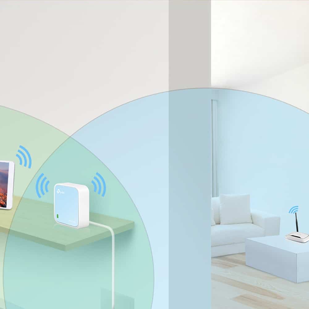 TP-Link TL-WR802N draadloze router Fast Ethernet Single-band (2.4 GHz) Blauw, Wit - Afbeelding 5