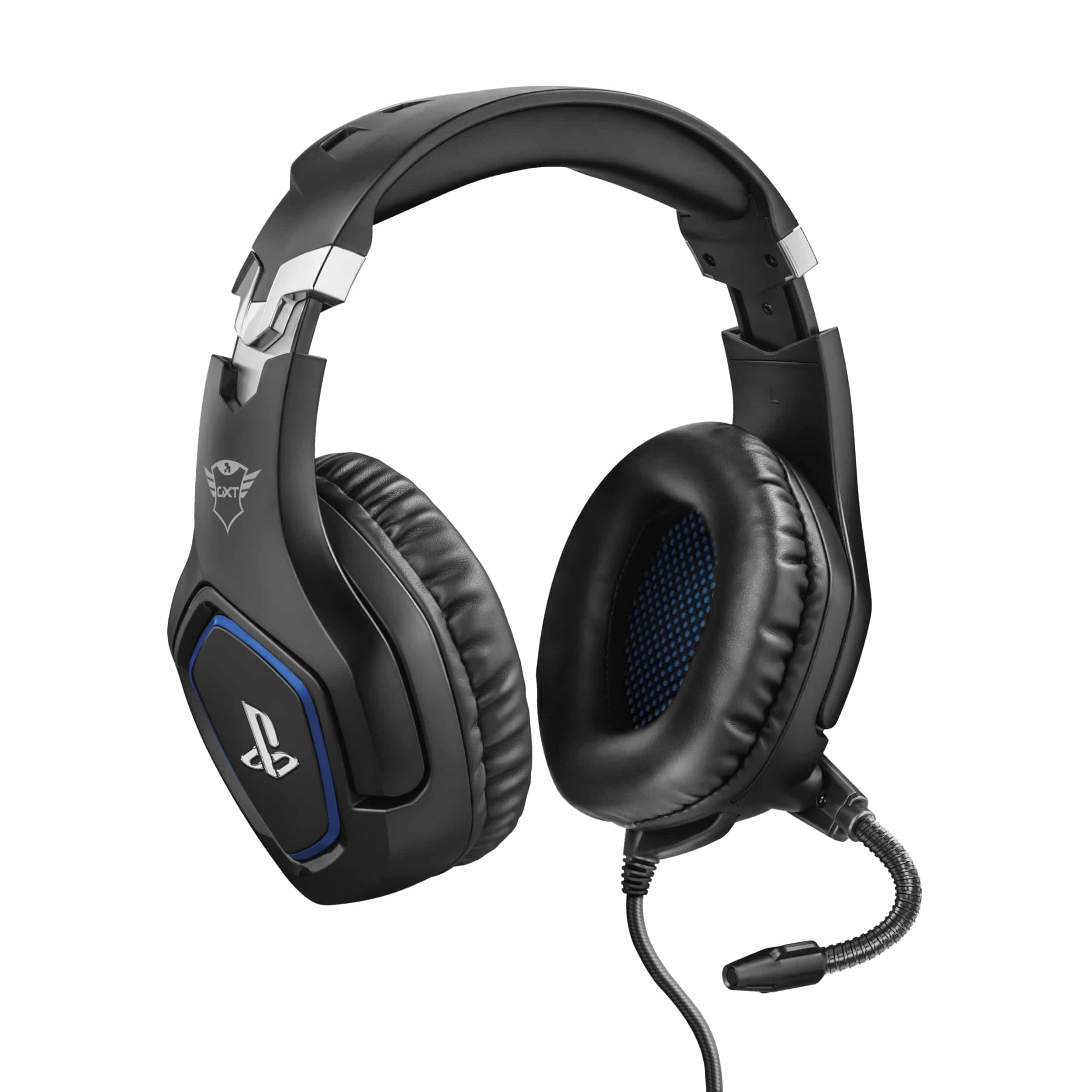 Trust GXT 488 Forze PS4 Gaming Headset - Officieel gelicentieerde PS4 headset – Opklapbare microfoon – 50 mm drivers – Zwart