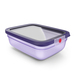 Tefal oneClick N1211510 vershoudbakje rechthoekig paars (2,3L) - Afbeelding 3