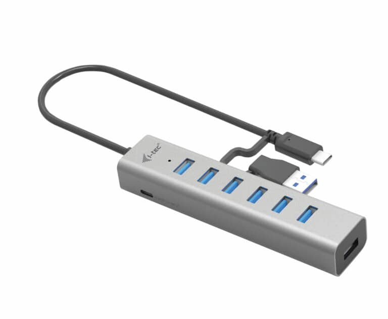 i-tec USB-C/USB-A Charging Metal HUB 7 Port - Afbeelding 2