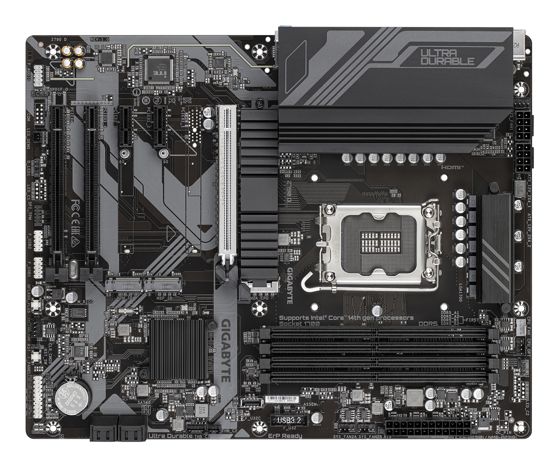 GIGABYTE Z790 D moederbord Intel Z790 Express LGA 1700 ATX - Afbeelding 4
