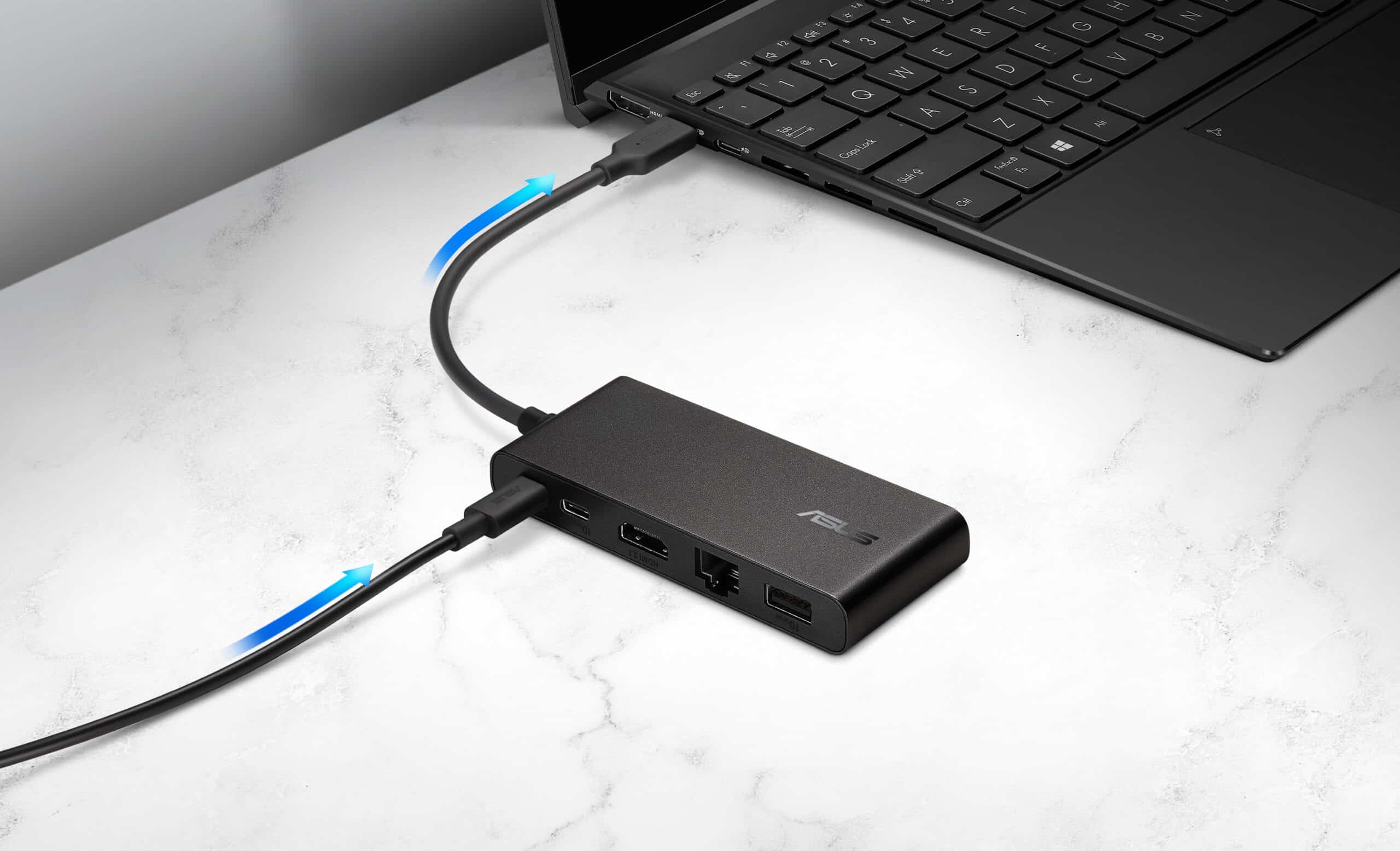 ASUS Dual 4K USB-C Dock DC201 Bedraad USB 3.2 Gen 2 (3.1 Gen 2) Type-C Zwart - Afbeelding 8