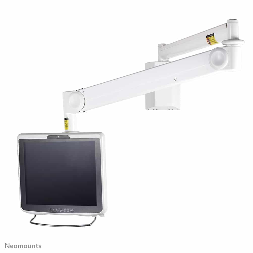 Neomounts FPMA-HAW100 Medische monitorarm wand 10-24" - h 0-170 cm - gasveer - Afbeelding 5