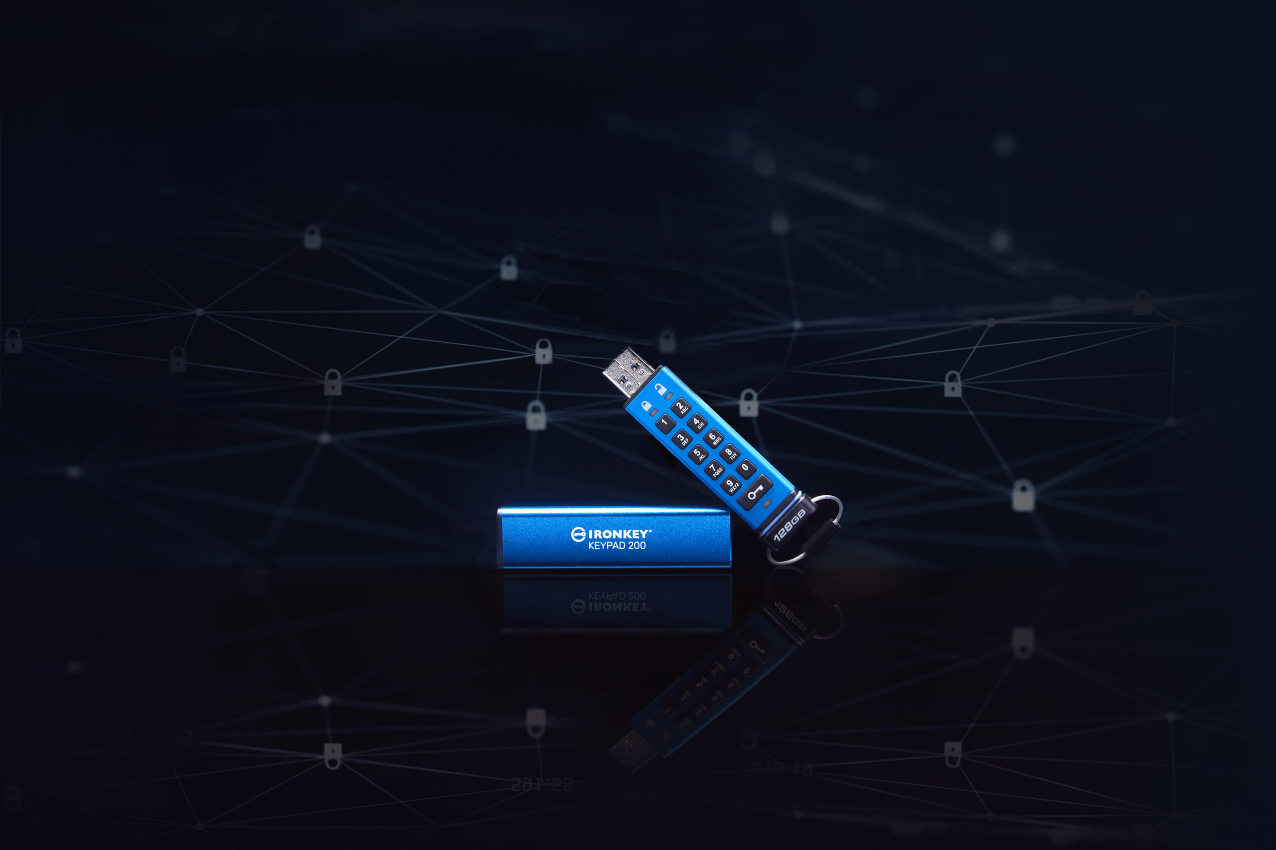 Kingston Technology IronKey 128GB Keypad 200, FIPS 140-3 Lvl 3 AES-256 versleuteld - Afbeelding 5