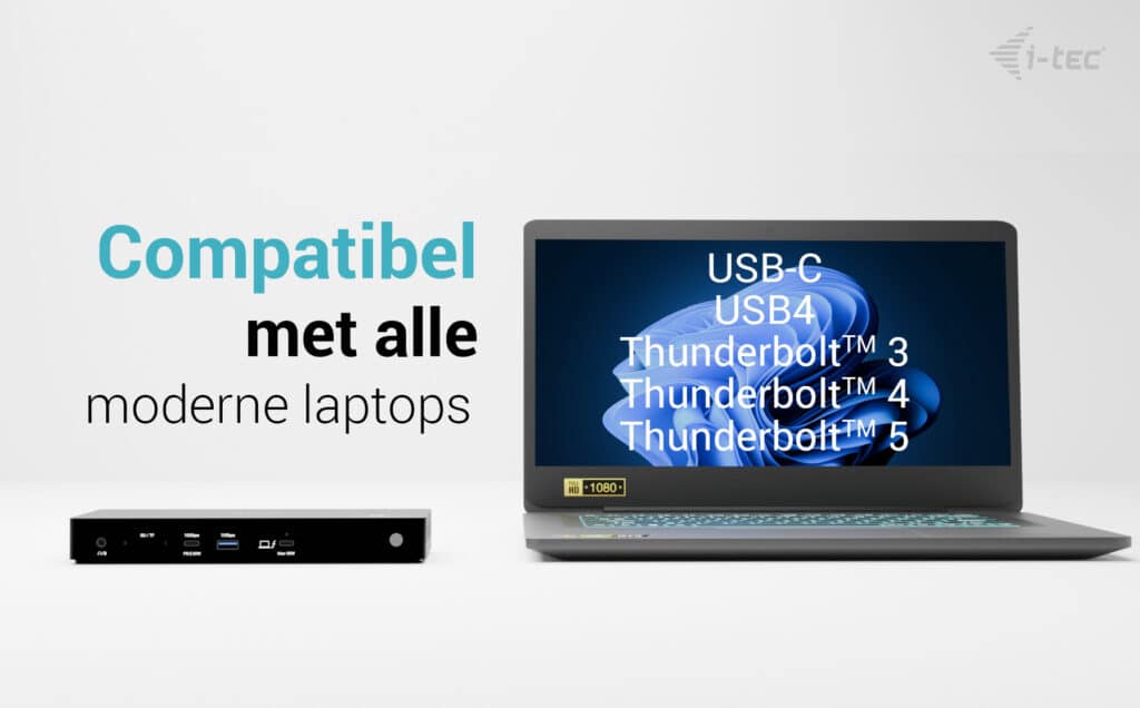 i-tec Thunderbolt4 Triple Display Docking Station + Power Delivery 96W - Afbeelding 2