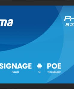 iiyama ProLite S2225AS-B1P Digitale signage flatscreen 54,6 cm (21.5") LCD Wifi 500 cd/m² Full HD Zwart Type processor Android 24/7 - Afbeelding 2
