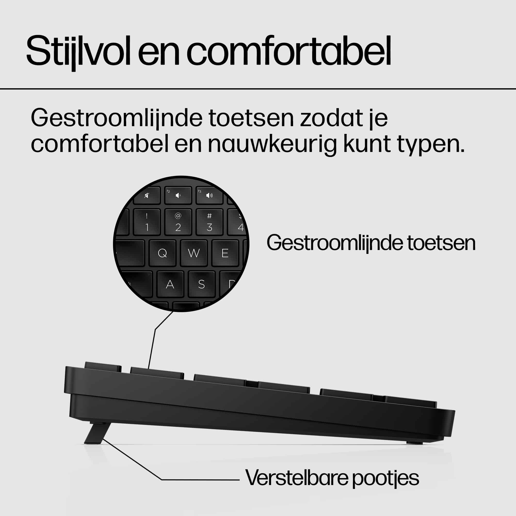 HP 450 programmeerbaar draadloos toetsenbord - Afbeelding 2